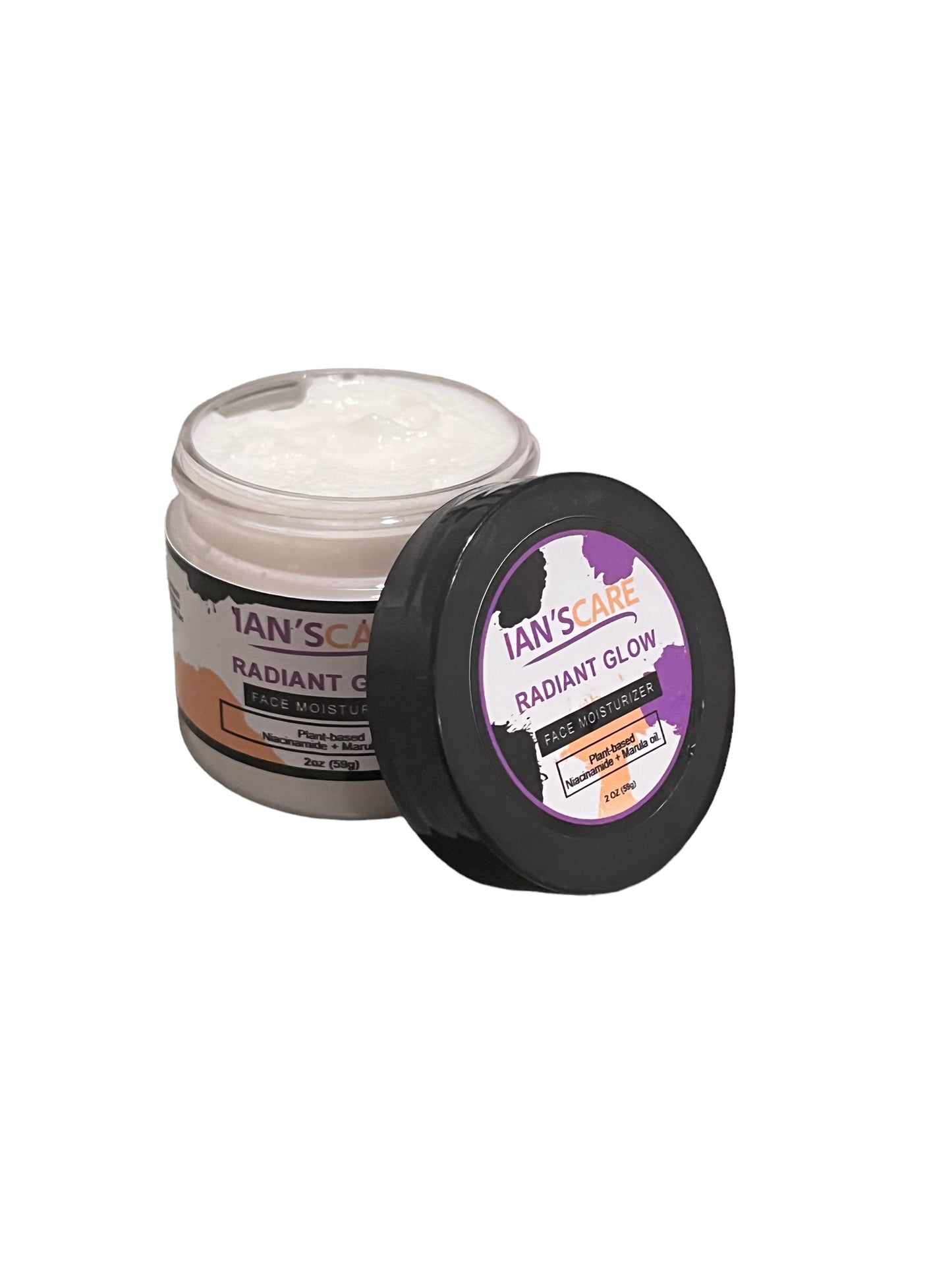 Radiant Glow face moisturizer with Niacinamide, Squalane and Marula oil .